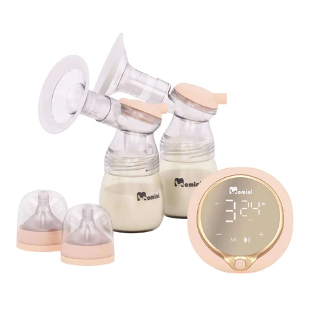 Momini MilkySilky, електронний молоковідсмоктувач, подвійний, 4-фазний: ціни та характеристики