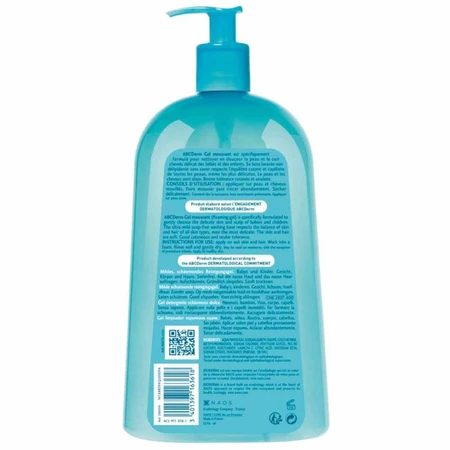 Bioderma Abcderm Пенящийся гель для душа для младенцев и детей с повышенной чувствительностью кожи, 1 л: цены и характеристики
