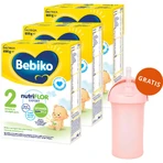 Набір Bebiko 2 Nutriflor Expert, молочна суміш, від 6 місяців, 3 х 600 г + Boon, пляшечка з соломинкою Swig, 265 мл безкоштовно: ціни та характеристики