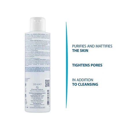 Ducray Keracnyl Purifying Lotion Жирная кожа с несовершенствами 200 мл: цены и характеристики