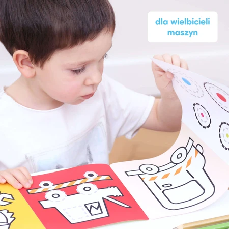 CzuCzu Довге малювання Я малюю смужками Транспортні засоби на роботі, 2 книги для дітей, від 3 років: ціни та характеристики