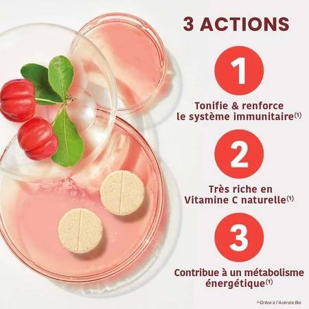 Santarome Acérola Bio 1000 - Вітаміни C naturelle 60 таблеток: ціни та характеристики