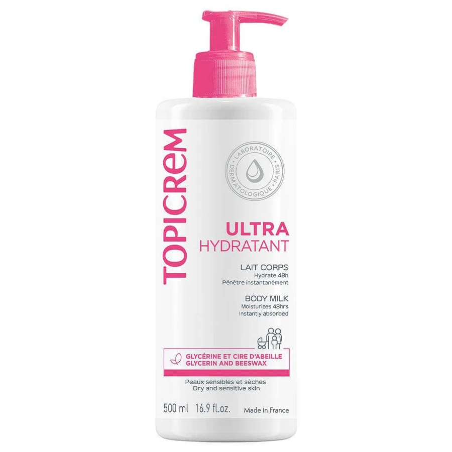 Topicrem Ultra-Hydratant Ультраувлажняющее молочко для тела для чувствительной и сухой кожи Peaux Sensibles Et Seches 1 л: цены и характеристики