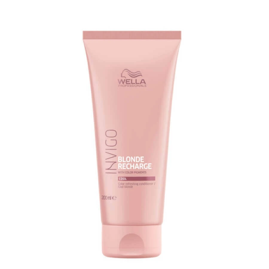 Wella Professionals Invigo Blonde Recharge Conditioner з кольоровими пігментами для холодного світлого волосся, 200 мл: ціни та характеристики