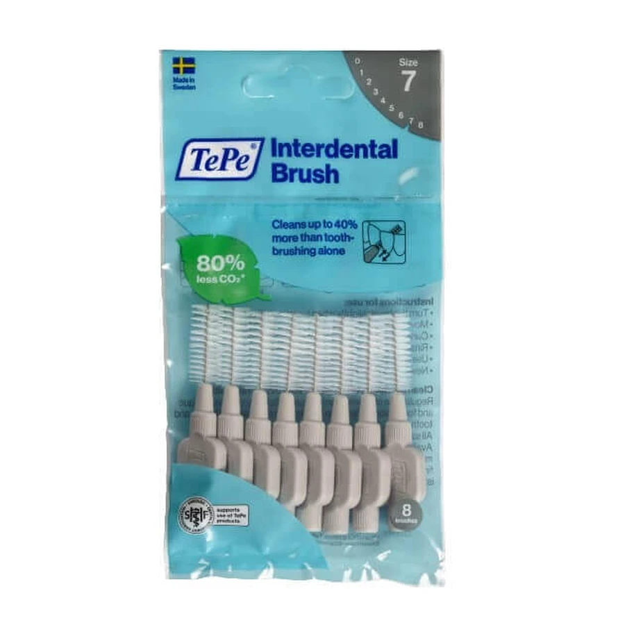 TePe Original міжзубні щітки 1,3 мм сірі, 8 шт.: ціни та характеристики