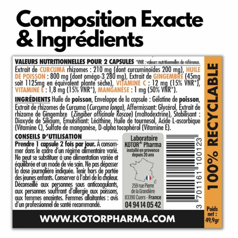 Kotor Pharma Articulations 60 капсул: цены и характеристики