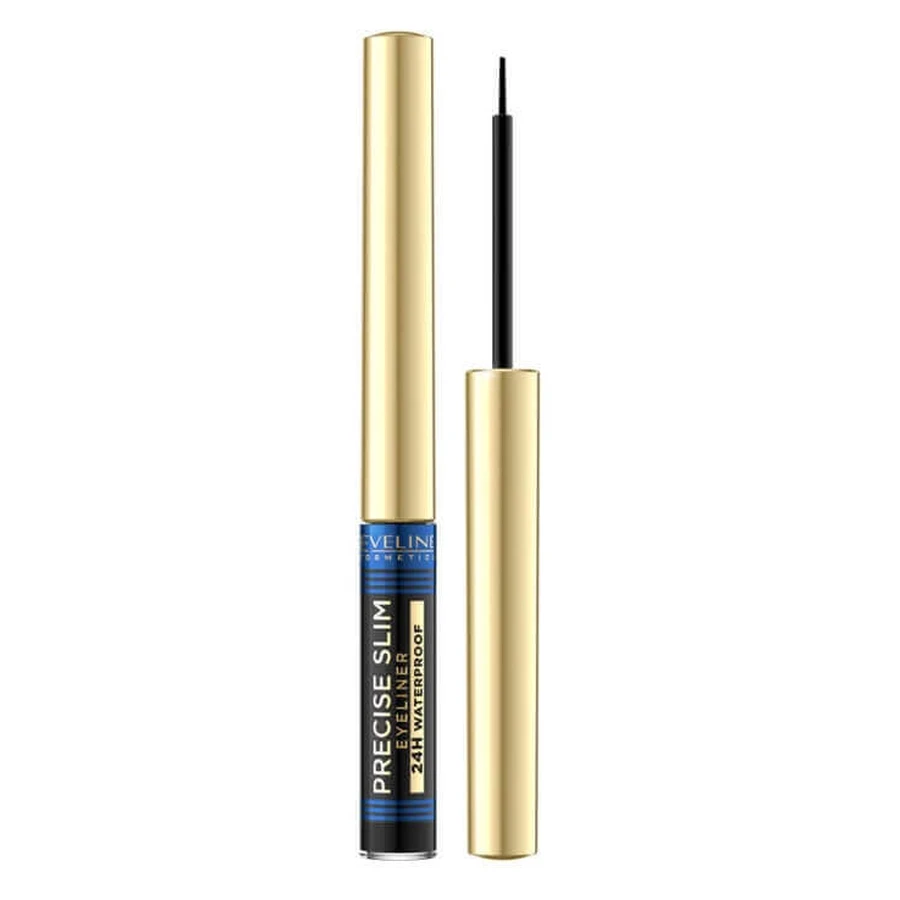 Eveline Cosmetics Precise Slim Стійка підводка для очей вінілова чорна, 2 мл: ціни та характеристики