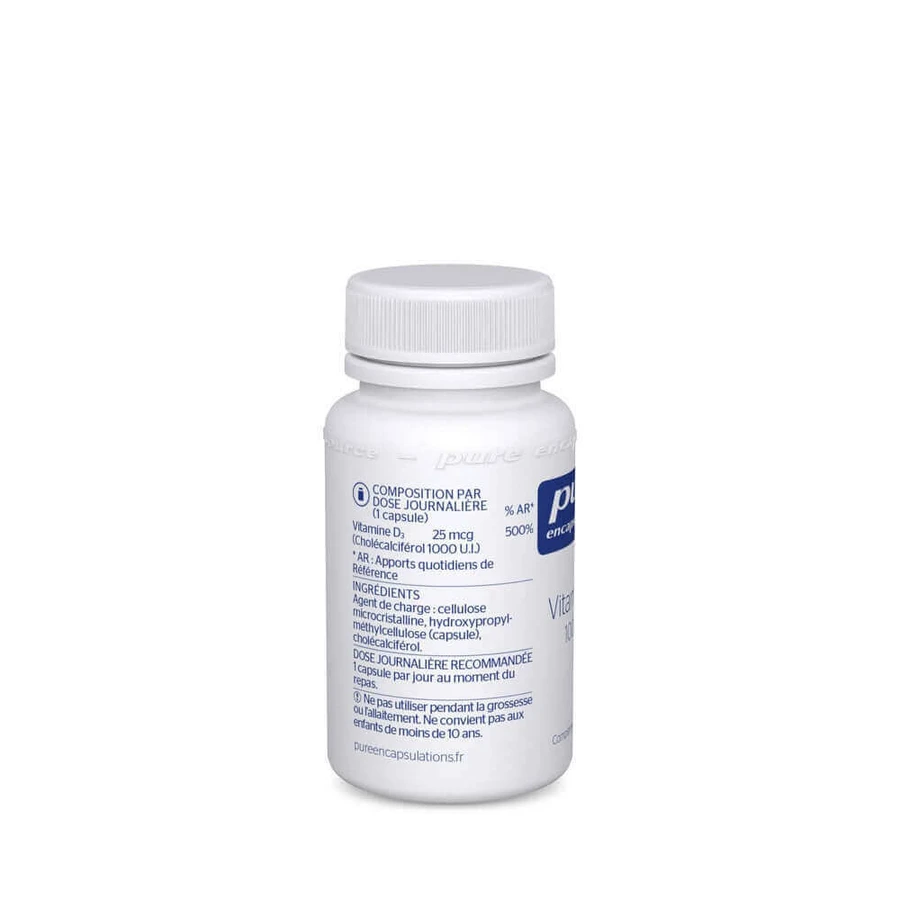 Pure Encapsulations Вітамін D3 60 капсул: ціни та характеристики
