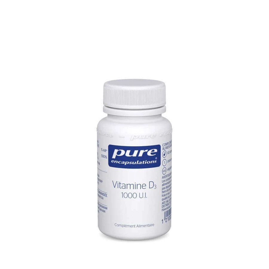 Pure Encapsulations Вітамін D3 60 капсул: ціни та характеристики