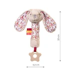 BabyOno, іграшка-пищалка з прорізувачем, Кролик Міллі, від 3 місяців: ціни та характеристики