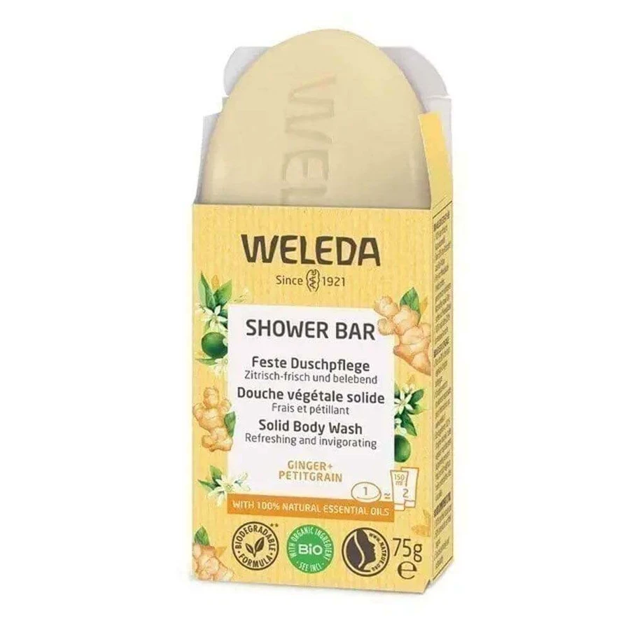 Weleda Душ для всего тела Имбирь + Петитгрейн 75 г: цены и характеристики