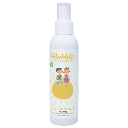 Bubble & Co, органическое успокаивающее молочко после загара для детей с рождения, 100 мл: цены и характеристики