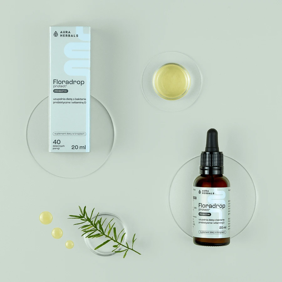 Aura Herbals Floradrop protect, пробиотик, 20 мл: цены и характеристики