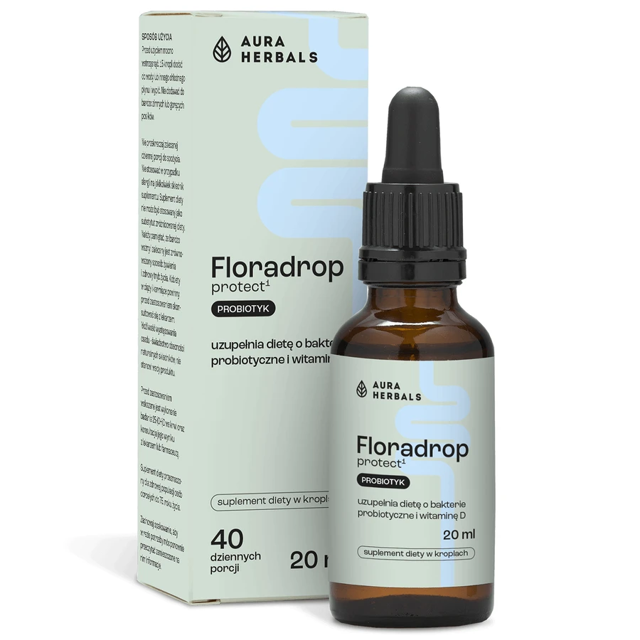 Aura Herbals Floradrop protect, пробиотик, 20 мл: цены и характеристики