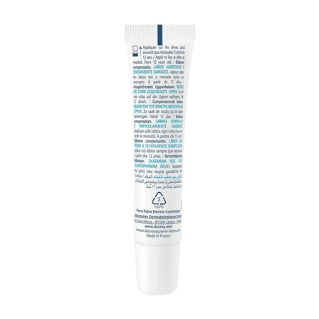 Бальзам для губ Ducray Keracnyl Repair Lip Balm, відновлювальний, 15 мл: ціни та характеристики