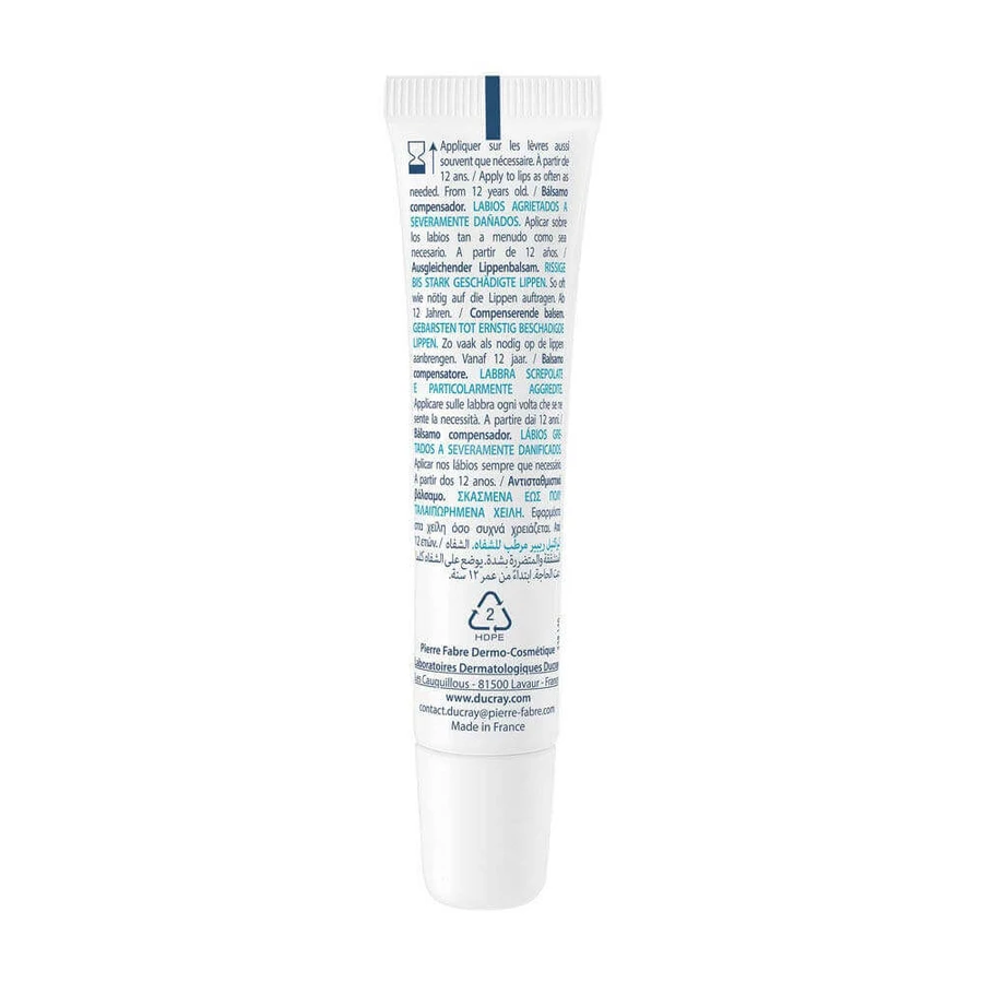 Бальзам для губ Ducray Keracnyl Repair Lip Balm, відновлювальний, 15 мл: ціни та характеристики