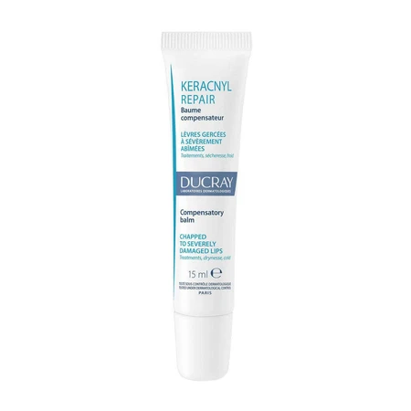 Бальзам для губ Ducray Keracnyl Repair Lip Balm, відновлювальний, 15 мл: ціни та характеристики