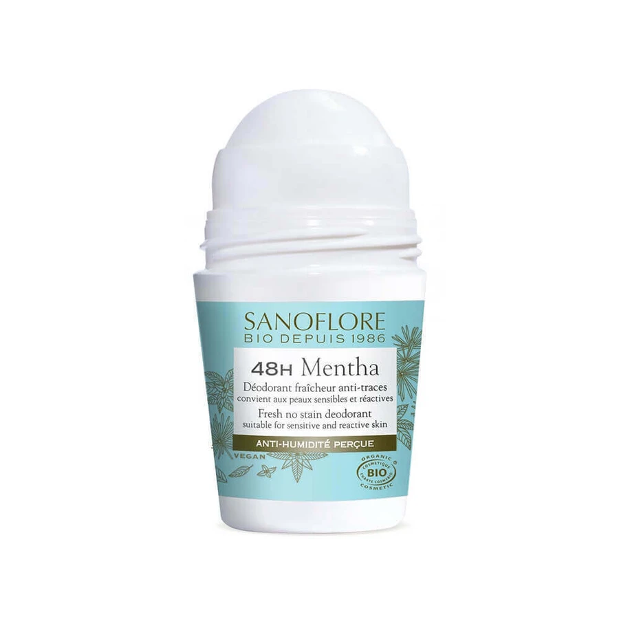 Дезодорант Sanoflore Дезодорант 48h Organic Mentha Дезодорант для жінок та чоловіків 2х50мл: ціни та характеристики