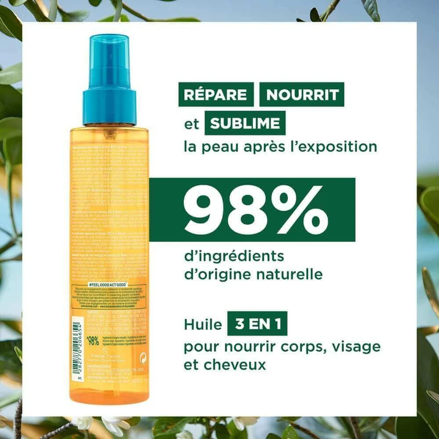 Klorane After-Sun Restructuring Oil 150ml: цены и характеристики