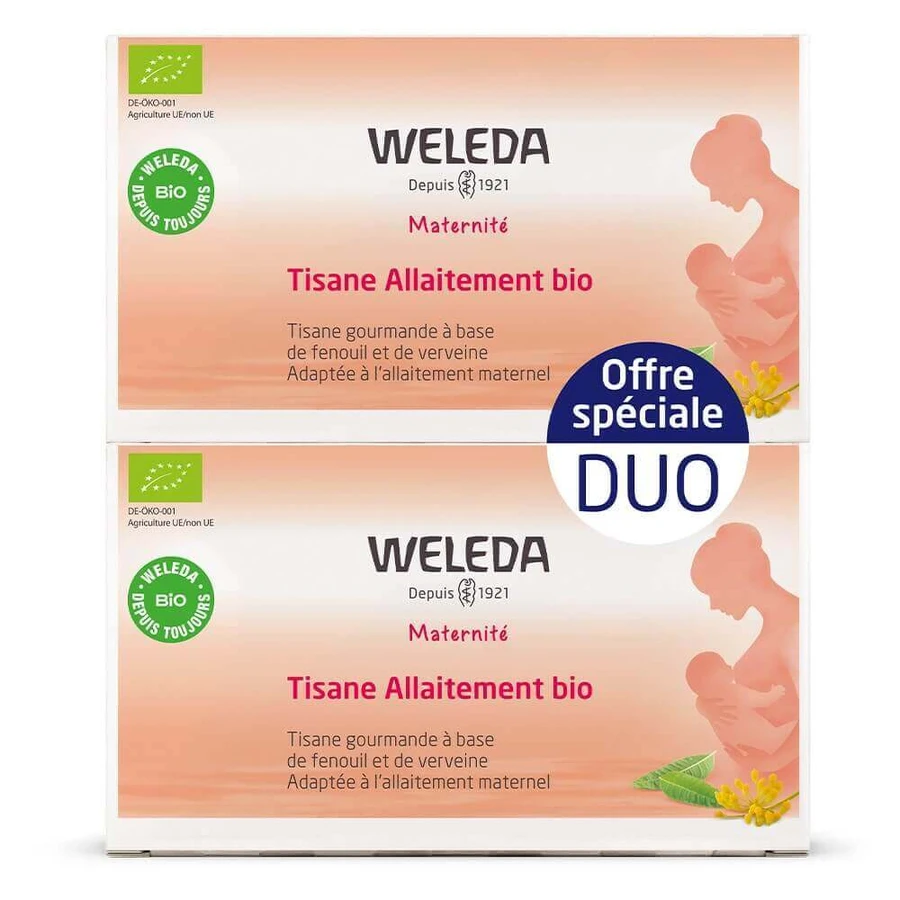 Weleda Duo Органічний трав'яний чай з вербеною для грудного вигодовування 2х20 пакетиків: ціни та характеристики