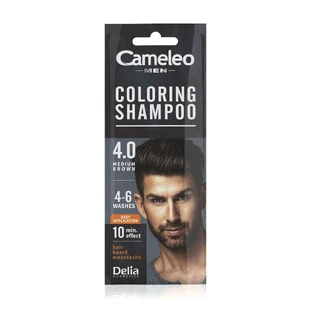 Шампунь для фарбування камело, коричневий 4.0, 15 мл, Delia Cosmetics