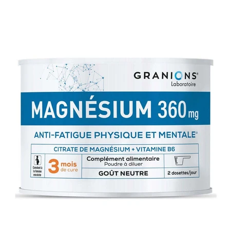 Granions Magnesium физическая и умственная усталость 360 мг: цены и характеристики