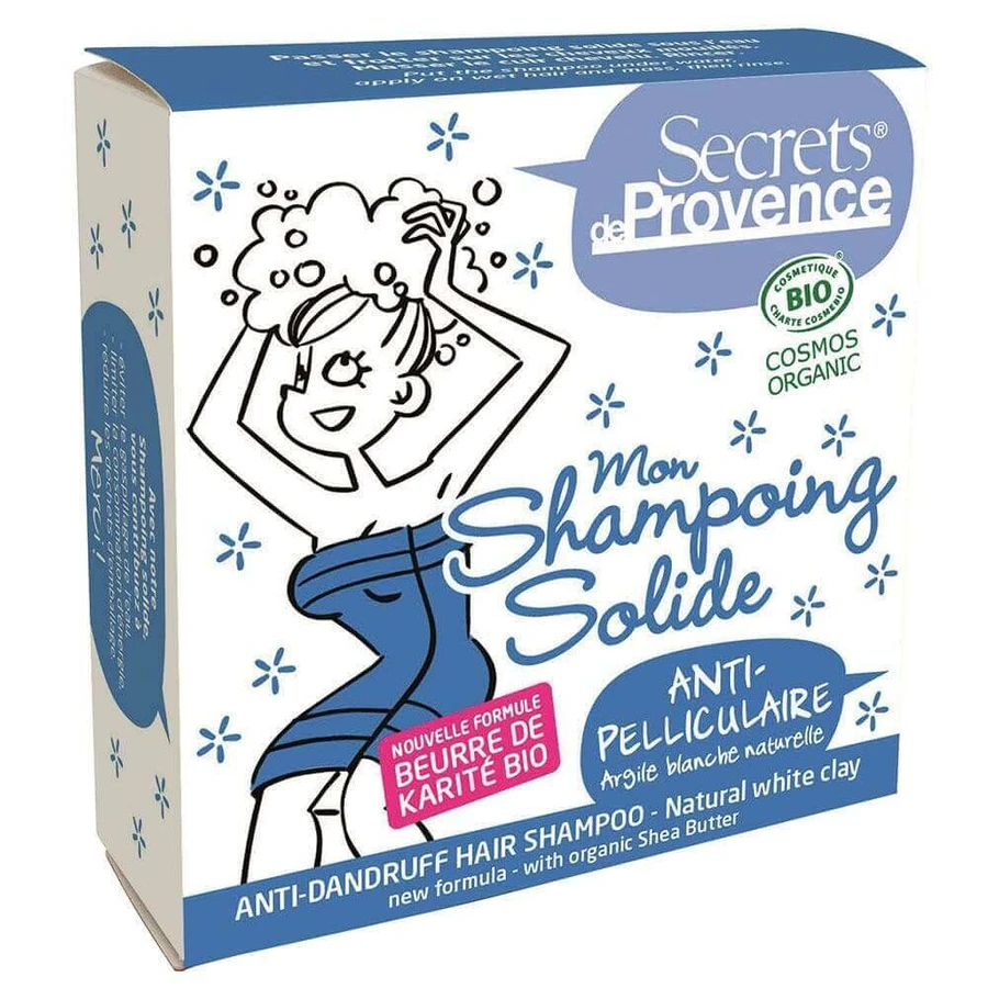 Secrets de Provence Organic White Clay Anti-Dandruff Solid Shampoo 85g: цены и характеристики