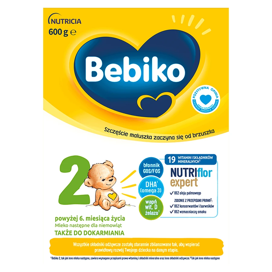Bebiko 2 Nutriflor Expert набор дополнительного молока, старше 6 месяцев, 2 x 600 г: цены и характеристики