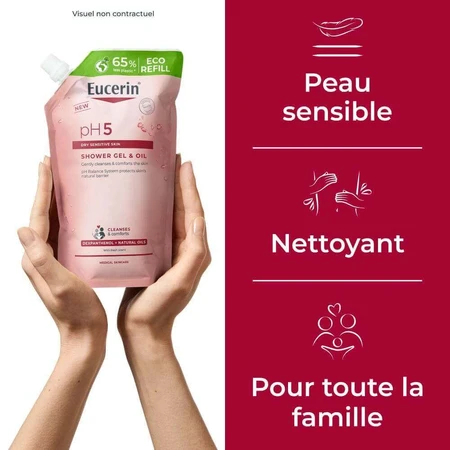 Eucerin Ph5 Shower Oil Refill 400 мл: цены и характеристики