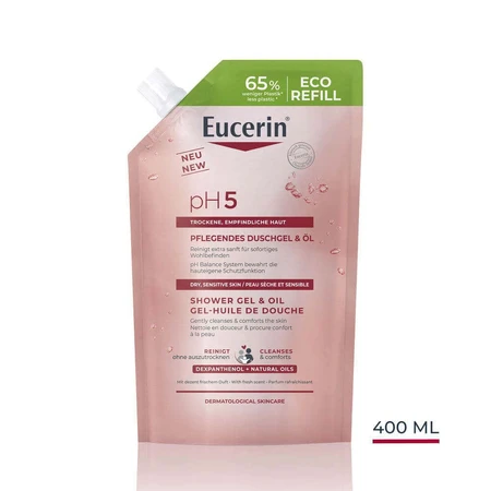 Eucerin Ph5 Shower Oil Refill 400 мл: цены и характеристики