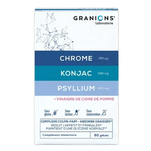 Granions Средство для подавления аппетита Хром Konjac Psyllium 60 капсул