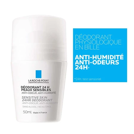 La Roche-Posay Фізіологічний дезодорант 24 години рулонний 2х50мл: ціни та характеристики