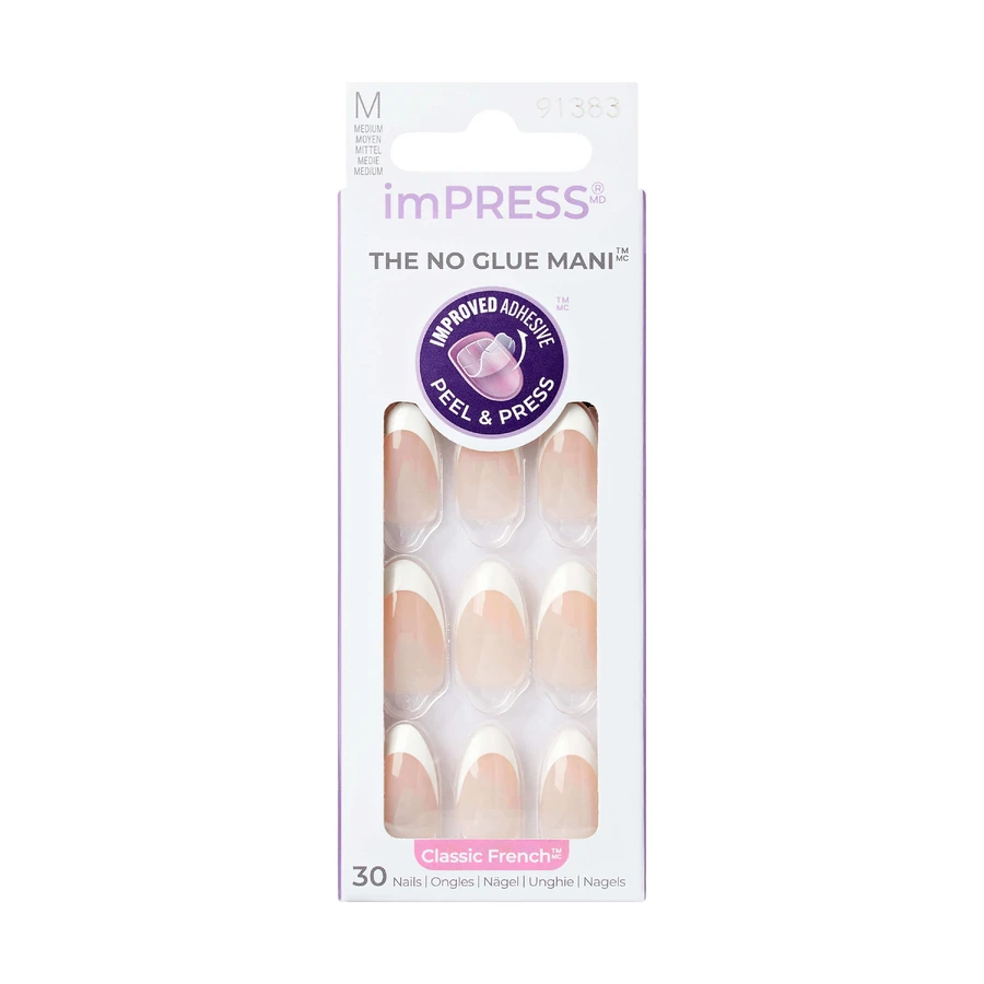 Накладные ногти imPRESS Classic French, Everlasting, 1 набор, Kiss: цены и характеристики