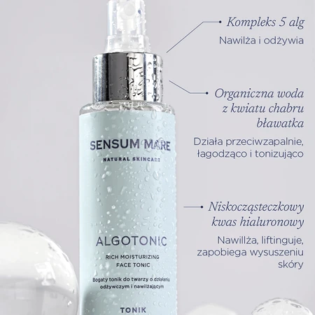 Sensum Mare Algopure, насичений тонік для обличчя, 100 мл: ціни та характеристики