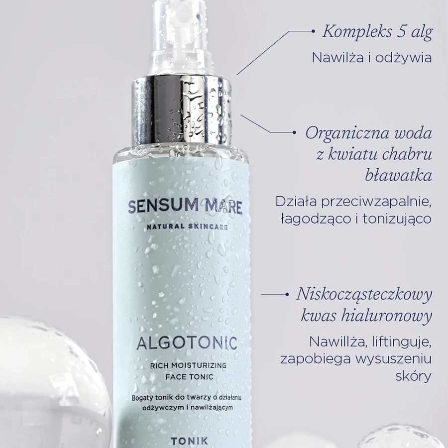 Sensum Mare Algopure, насичений тонік для обличчя, 100 мл: ціни та характеристики