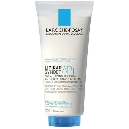 La Roche-Posay Lipikar Реліпідний очищувальний крем Syndet AP+ для атопічної шкіри 200 мл: ціни та характеристики