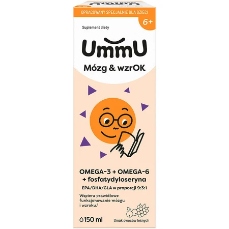 UmmU Brain & SIGHT, для детей от 6 лет, жидкость, 150 мл: цены и характеристики