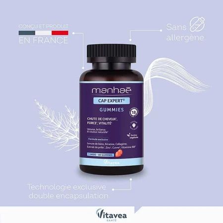 Manhaé Cap Expert Cheveux Force Vitalité 60 гуммінова: ціни та характеристики