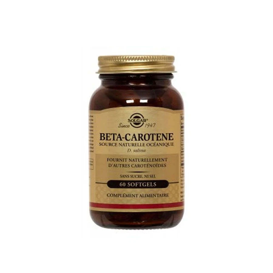 Solgar Beta Carotene 60 Softgels Carotène 7mg Solaire Beauté 60 капсул: цены и характеристики