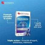 Forté Pharma Mémorex Память и концентрация 30 капсул: цены и характеристики