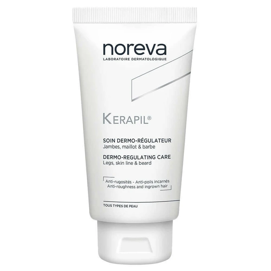 Крем для тіла Noreva Laboratoires Kerapil Dermo-Regulating Care, профілактика вростання волосся, 75 мл: ціни та характеристики