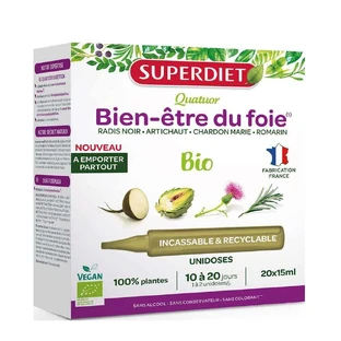 Монодозы Superdiet Organic Daily Wellness от Quator 20 15 мл