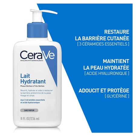 Cerave Body Увлажняющее молочко для лица и тела для сухой и очень сухой кожи 236 мл: цены и характеристики