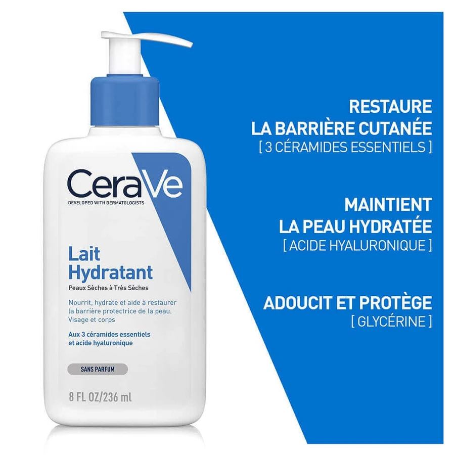 Cerave Body Увлажняющее молочко для лица и тела для сухой и очень сухой кожи 236 мл: цены и характеристики