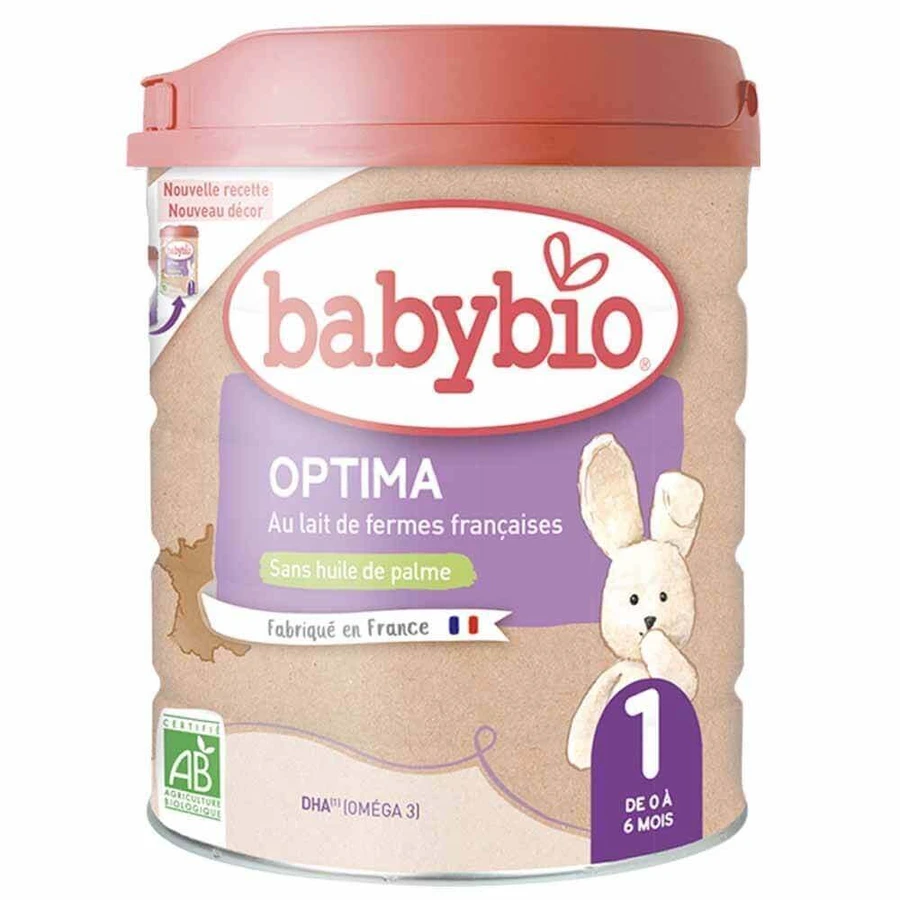 Органічне сухе молоко Babybio Optima 1 0-6 місяців 800г: ціни та характеристики