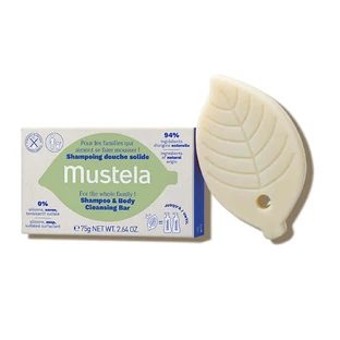 Mustela Твердый шампунь для душа с 3 лет 75 г
