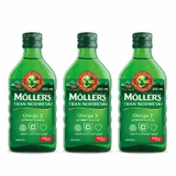 Омега 3 Moller's Norwegian Diet Food, старше 3 років, натуральний смак, 3 х 250 мл