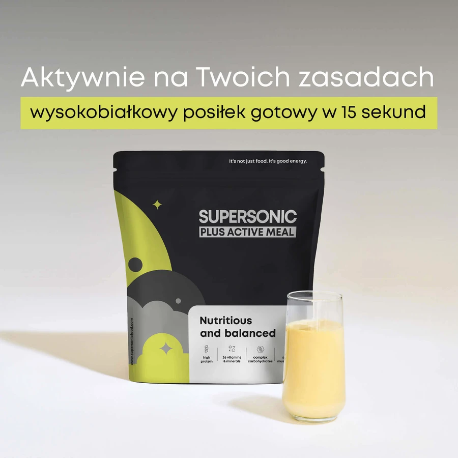 Supersonic Complete Meal Plus Active Meal, со вкусом сливочного молока, 1000 г: цены и характеристики