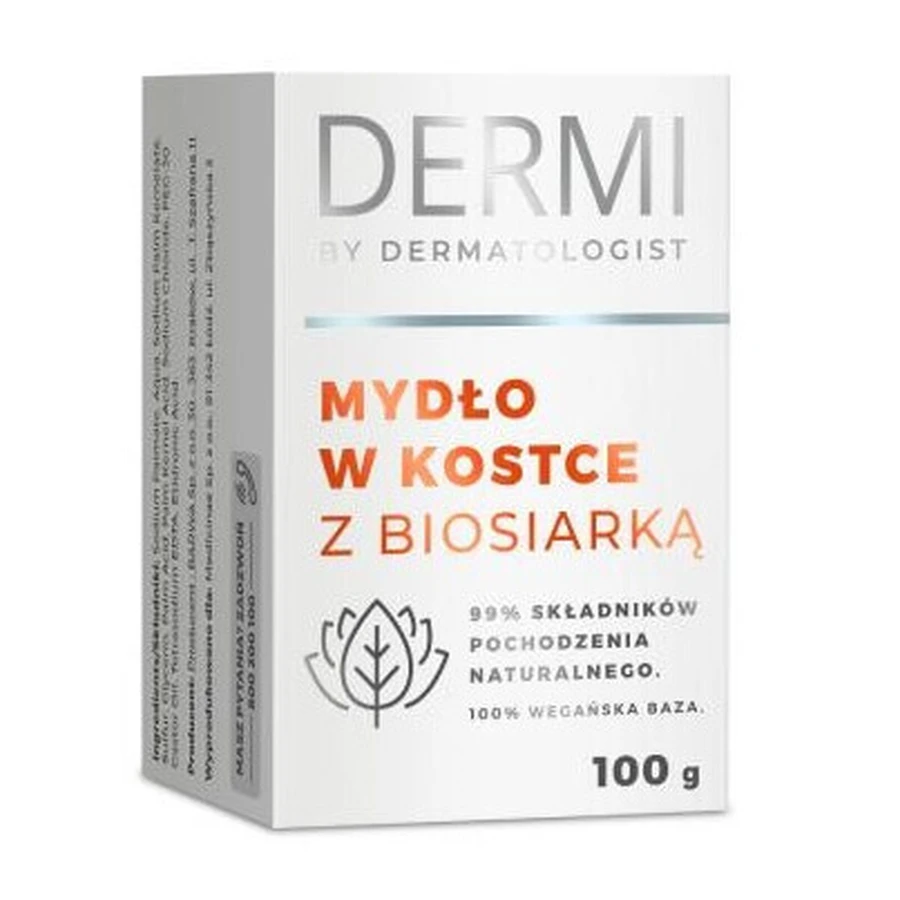 Dermi By Dermatologist Bar Soap с биосерой, 100 г.: цены и характеристики