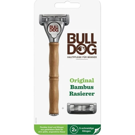 Bulldog Bulldog Original Bamboo бритва + 2 запасные головки 1×1 набор, бритва + 2 запасные головки: цены и характеристики